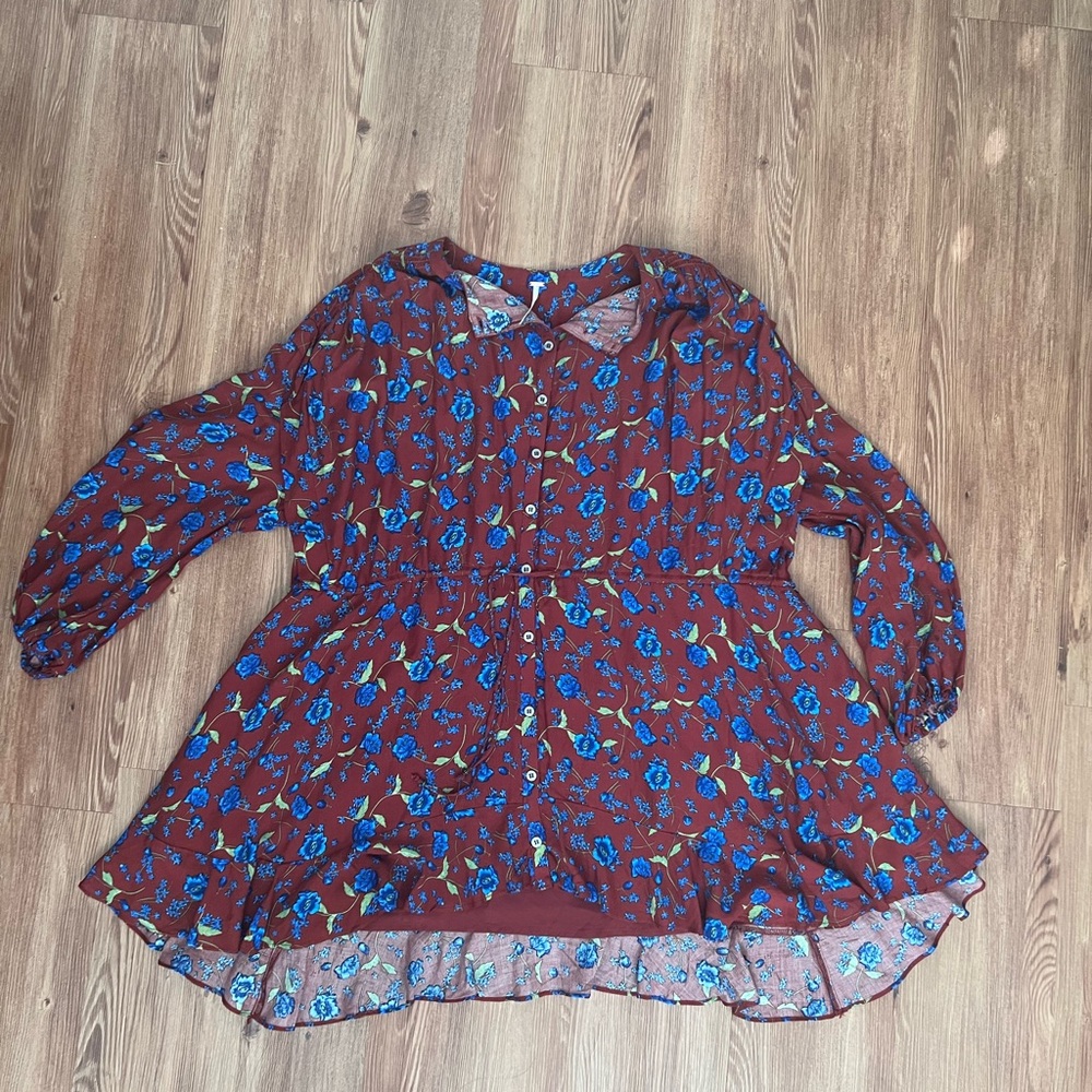 Free People long-sleeve Flowy Tunic